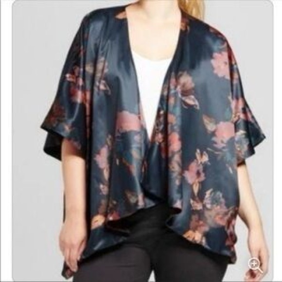 A New Day Vibrant Floral Kimono Jacket - Picture 6 of 7